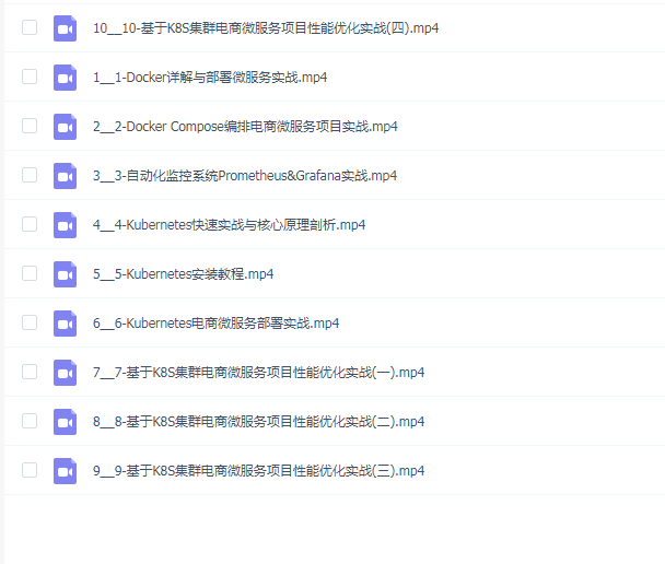 图灵课堂 - 电商项目K8S部署与性能优化实战