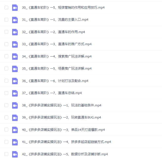 推易电商学院拼多多网络课实战运营导师五柳老师2023