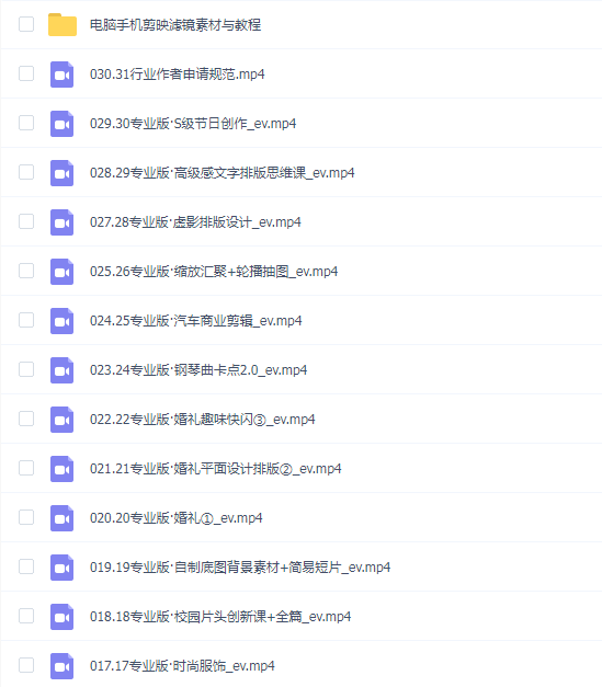 全能剪辑创作人,剪映专业版实操系统训练营,全面提升剪映剪辑技巧