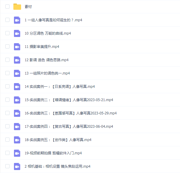 莫梦醒零基础也能学:多风格人像摄影系统课