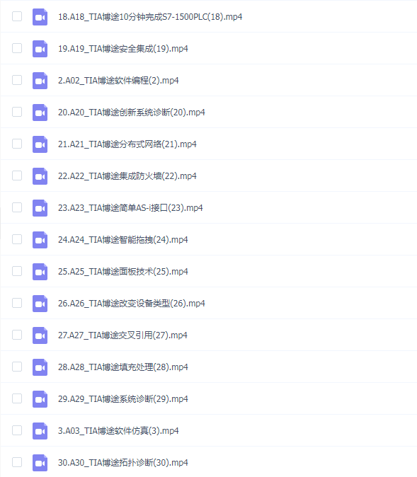 西门子TIA博途经典教程