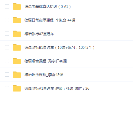德语零基础直达中高班 新东方(欧标0-A1-B1水平)