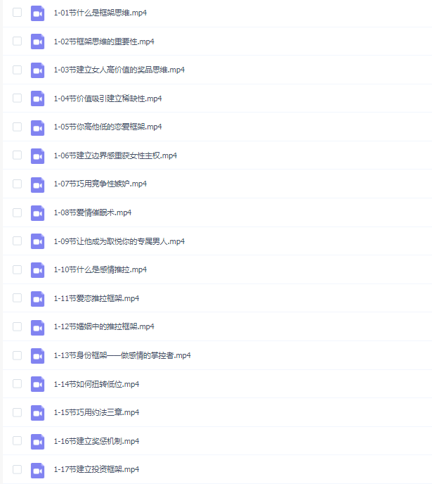 重建框架思维的认知17集