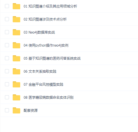 唐宇迪 知识图谱实战系列
