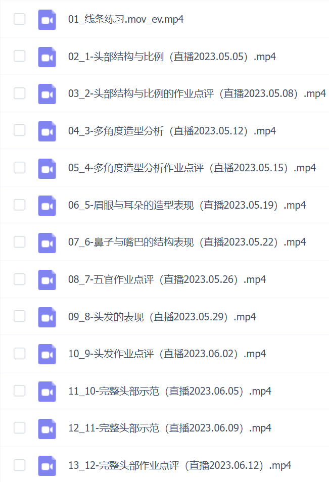 朱丹头像速写基础课第6期