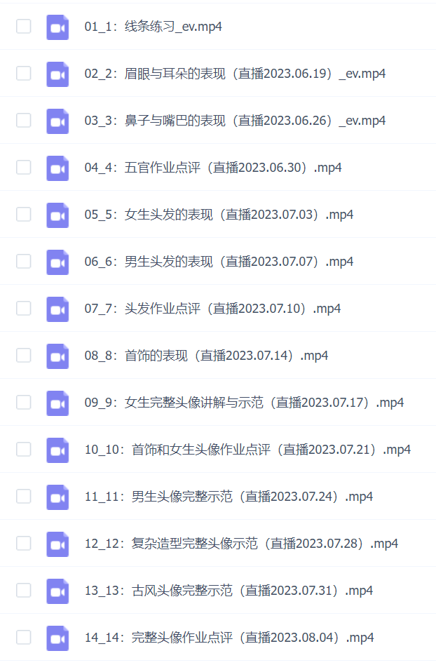 朱丹头像速写进阶课