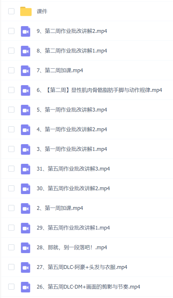 dm袋喵阶段2人体课