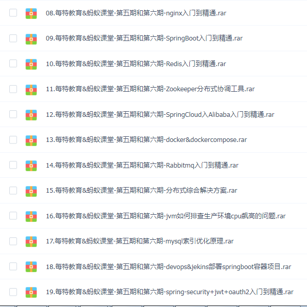 每特java进阶第五六期课堂java进阶