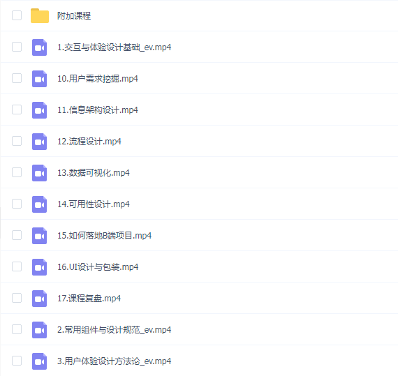 UX交互设计系统课