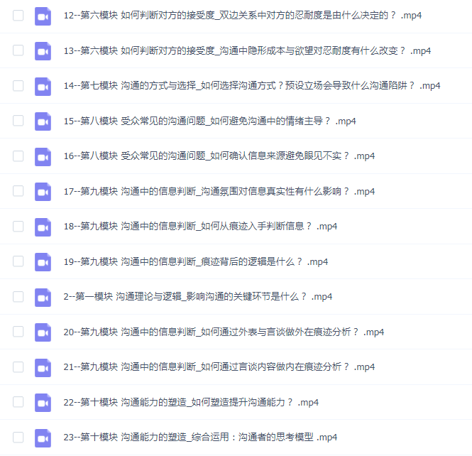 王新宇:沟通篇(最新)23集