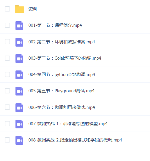 博士AI课GPT(3.5和4.0)微调入门和实战,源码数据集实战案例(8节课+资料)