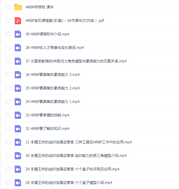 【佐尔不群】HRBP必修课:佐尔不群HRBP研修班第1季