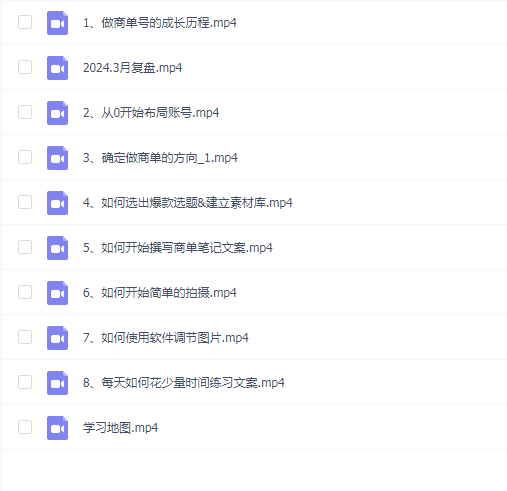 小红书变现课(2024年)