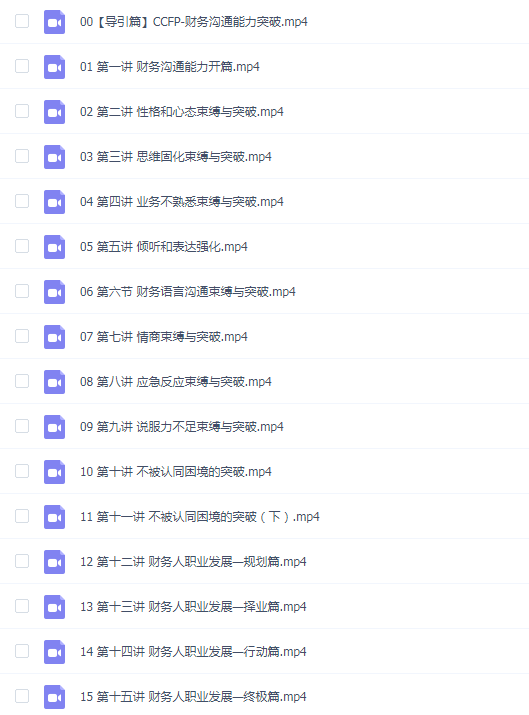 【安财论道】CCFP—财务沟通能力突破-能力提升+职业规划