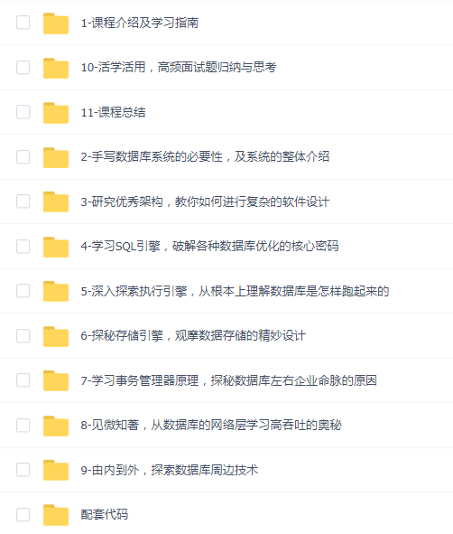 技术大牛成长课,从0到1带你手写一个数据库系统