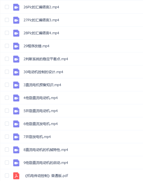 【机电传动控制】机电传动控制速成期末考试不挂科期末突击课