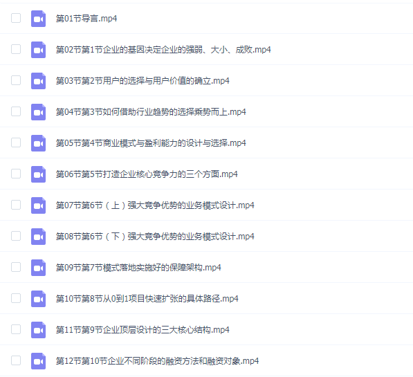 生意从小做强做大方法课程