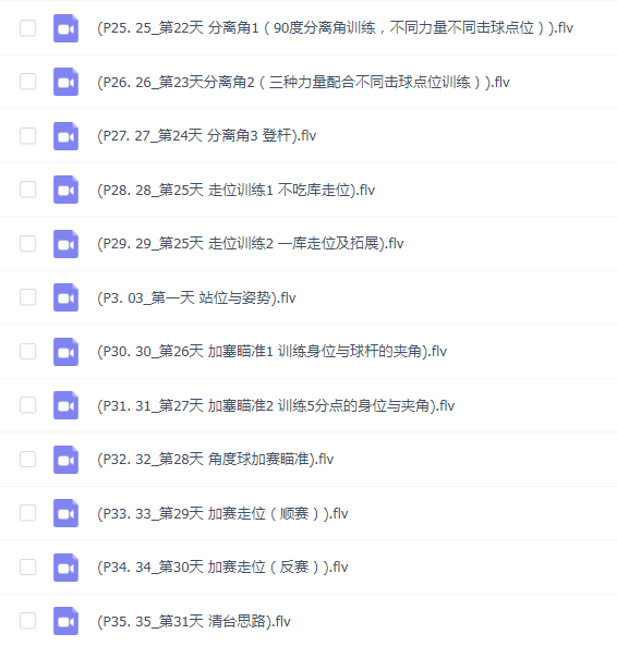 王孟南台球30天速成班