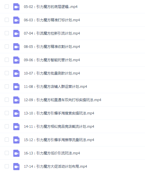 阿呆电商引力魔方系统实操课