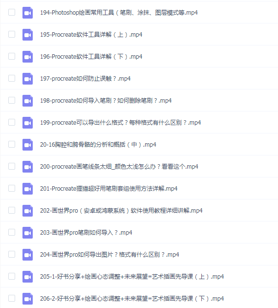 狸猫零基础人物插画系统课入门到进阶日韩半厚涂