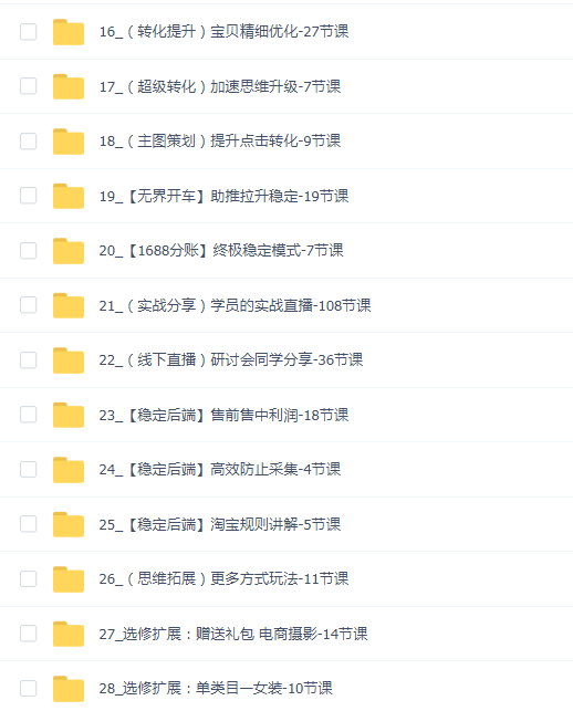 苏博士:淘宝精细化铺货运营陪跑(快速出单)草根没有货源,也能开店挣钱 (538节)