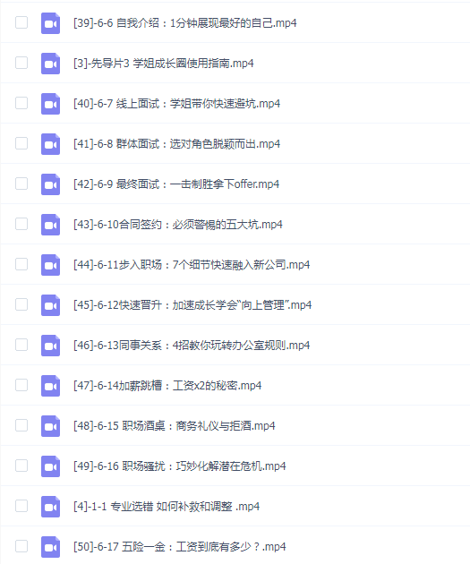 杨知只Vicky-好工作必修课-学校不教学姐教