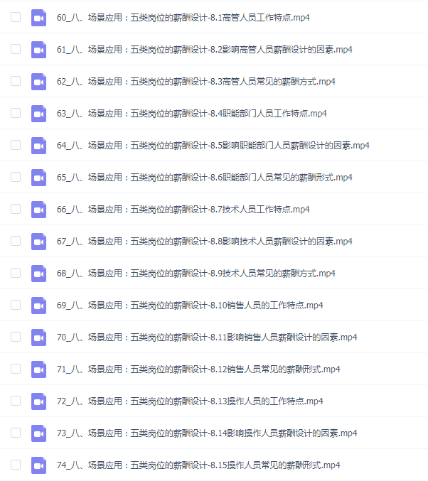 HR老谢人力资源-学会从0到1搭建薪酬体系,人力资源成长必备技能_74节