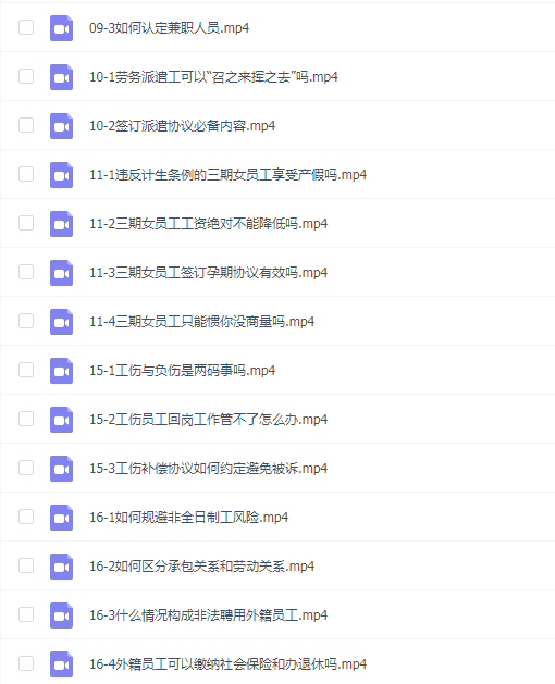 HR老谢人力资源-企业用工锦囊:打造企业合规用工有效降低劳动风险_44节