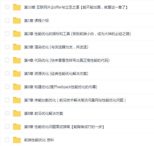 前端性能优化 掌握行业实用专业前沿的解决方案