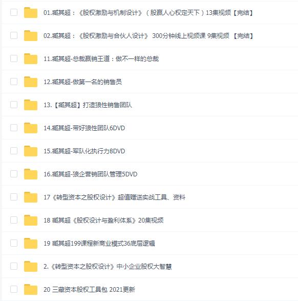 臧其超21套教程合集