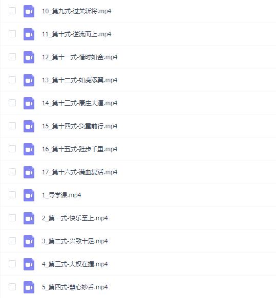 张无敌3阶16式动力唤醒课程