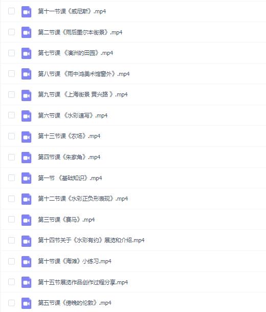 约瑟夫水彩高研班教学