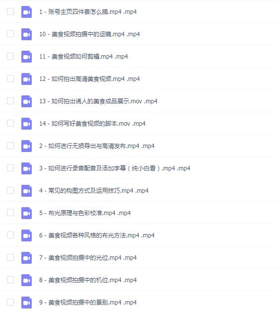 烁石·美食视频手机拍摄实操课