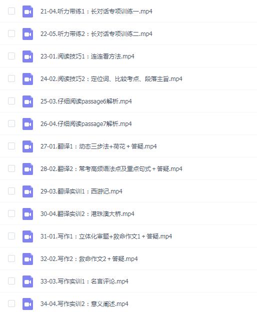 英语六级CET6全程班