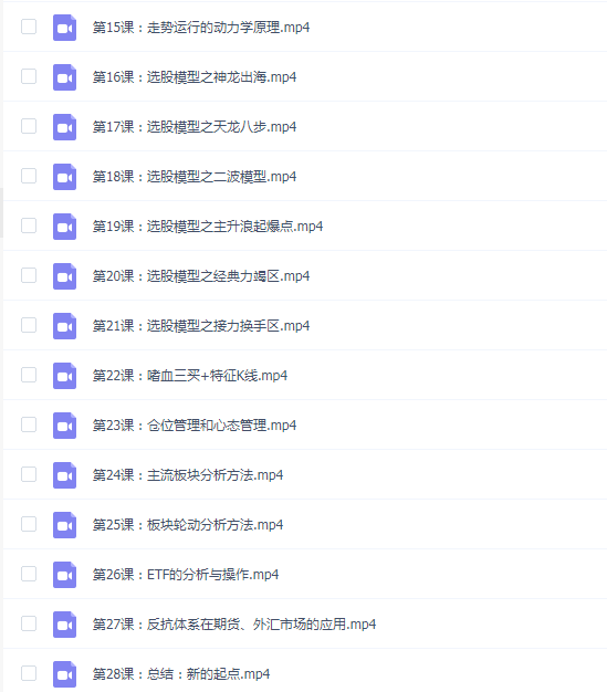 新版反抗体系课程28课全