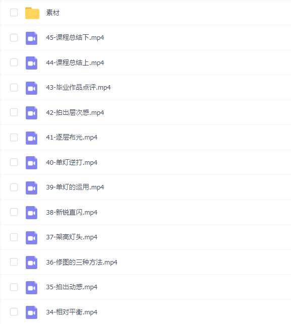 衣刀君摄影课