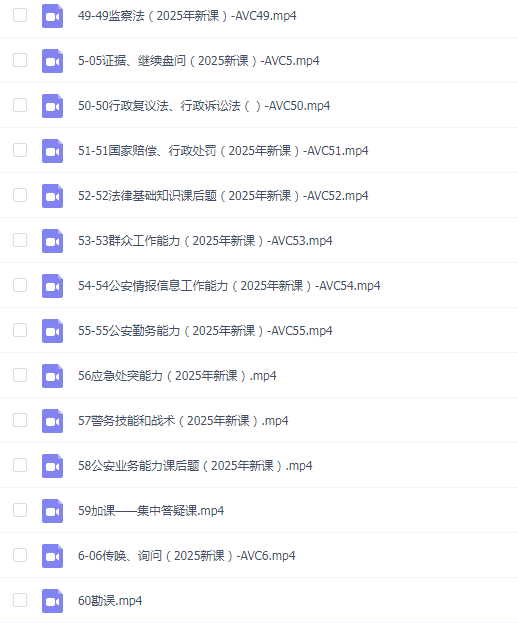 2025年公安宝典桐哥公安专业知识系统课