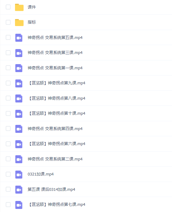 【匡铭劼】匡铭劼神奇拐点 交易系统 视频+指标