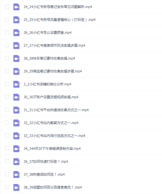 小红书起店秘籍从开店到营销课程