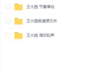 王大园吉他教程合集