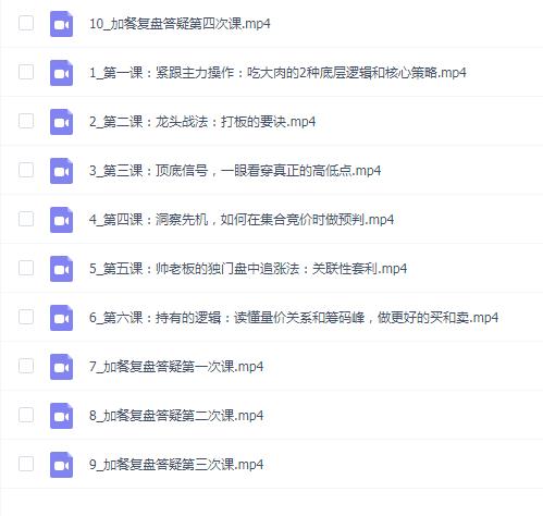 帅老板超短线投资中级训练营课程(中级班短线擒龙术)