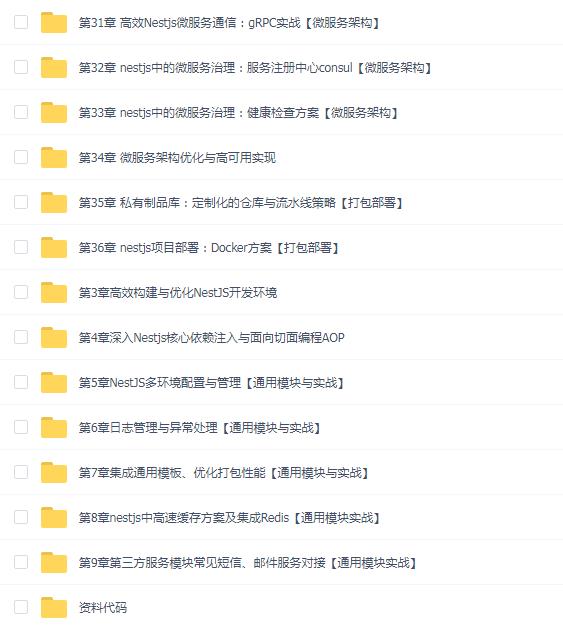 NestJS 从拔高到精通,大型复杂业务架构落地实践
