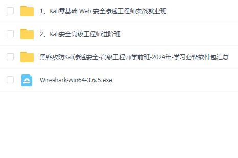 [С]2024Webȫ͸+Kali͸߼ʦγ-¼