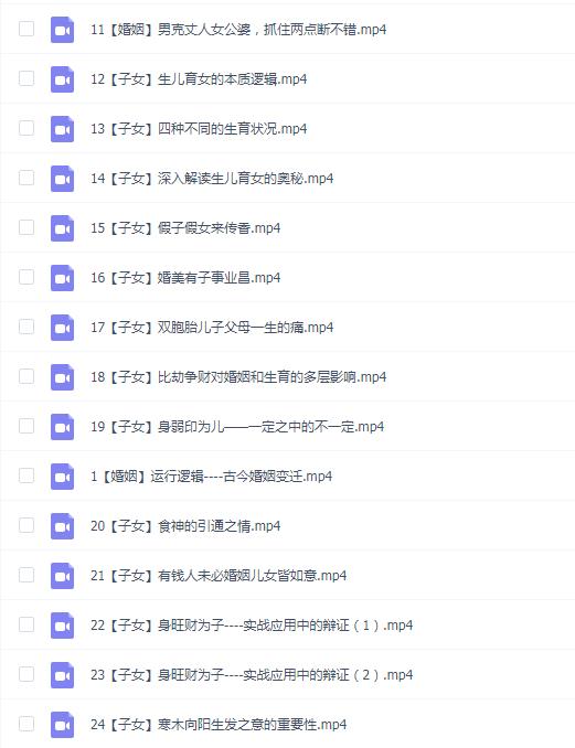 【国学系列】金镖门京南道人弟子泓森老师婚姻儿女专题24集12小时