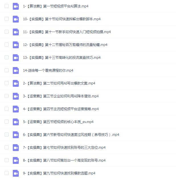 AI操盘手运营实战课程海学长