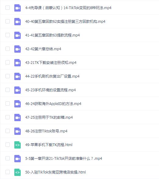 黑马TikTok跨境电商实操训练营