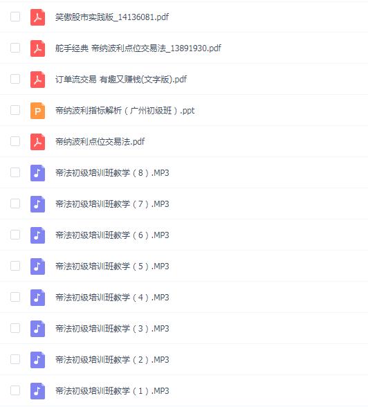 帝纳波利点位交易法 初级培训班(PDF+音频)