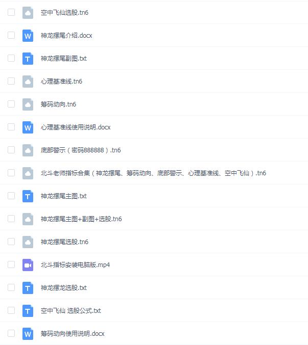 「北斗」财学堂北斗老师 北斗指标合集