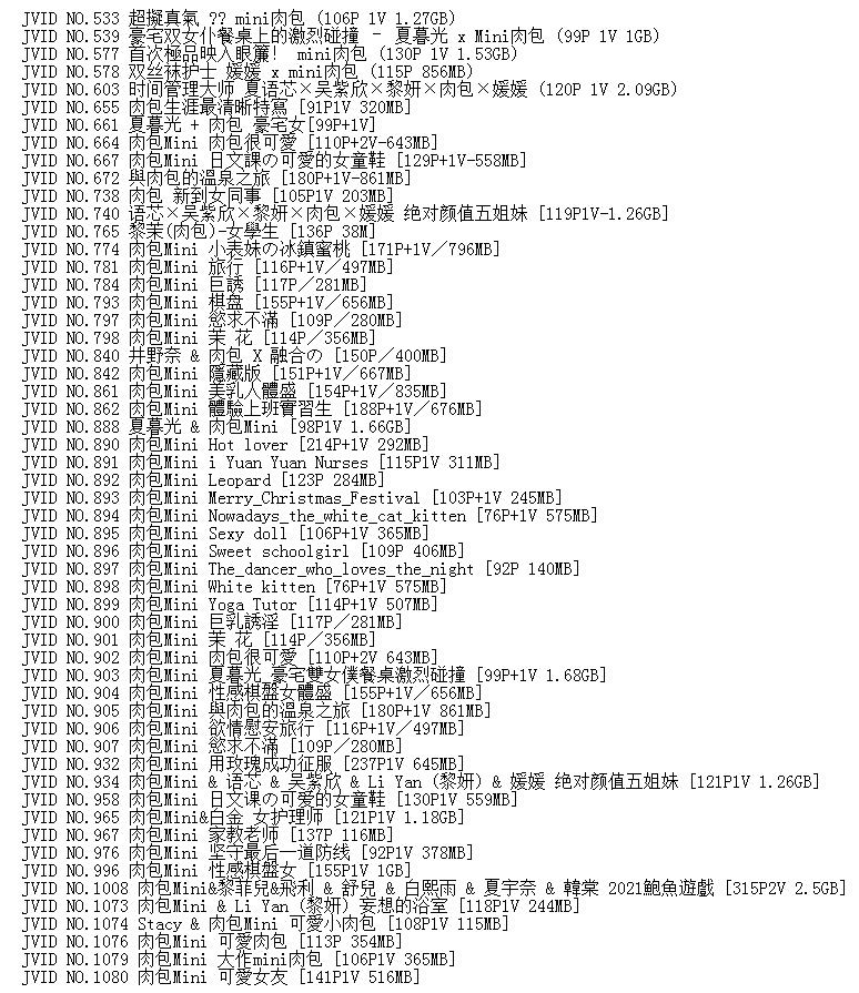 JVID Miniϼ 57 