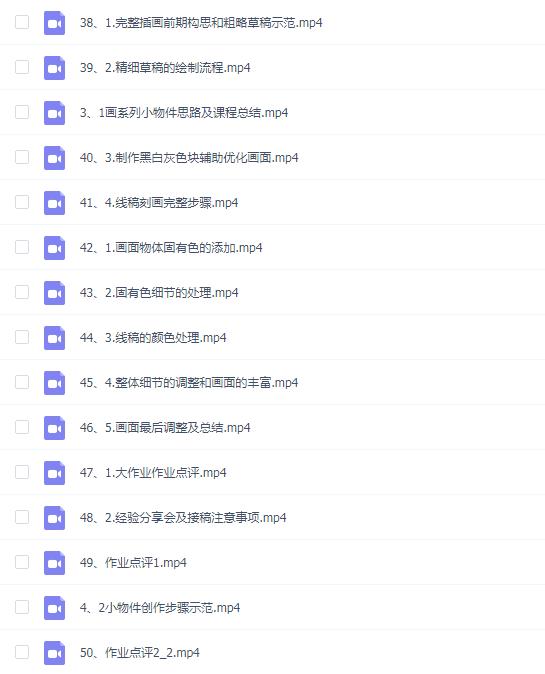 银河特快可爱卡通文创插画班第2期